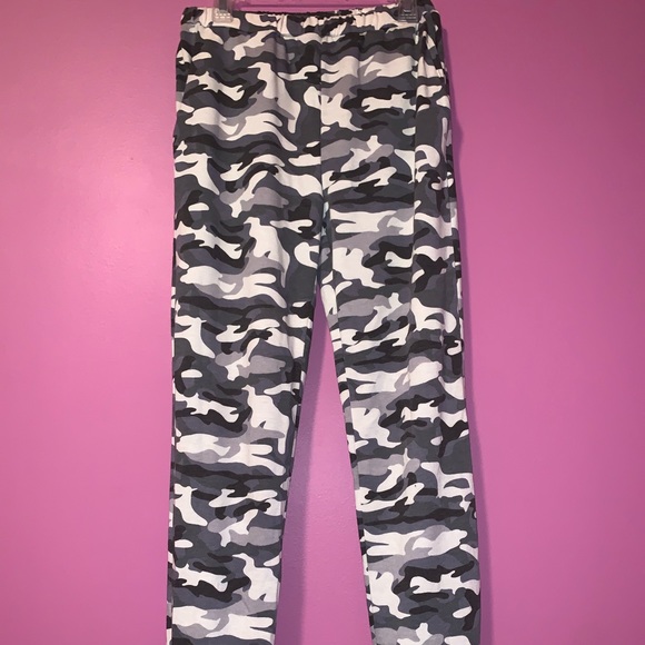 gray camo joggers womens